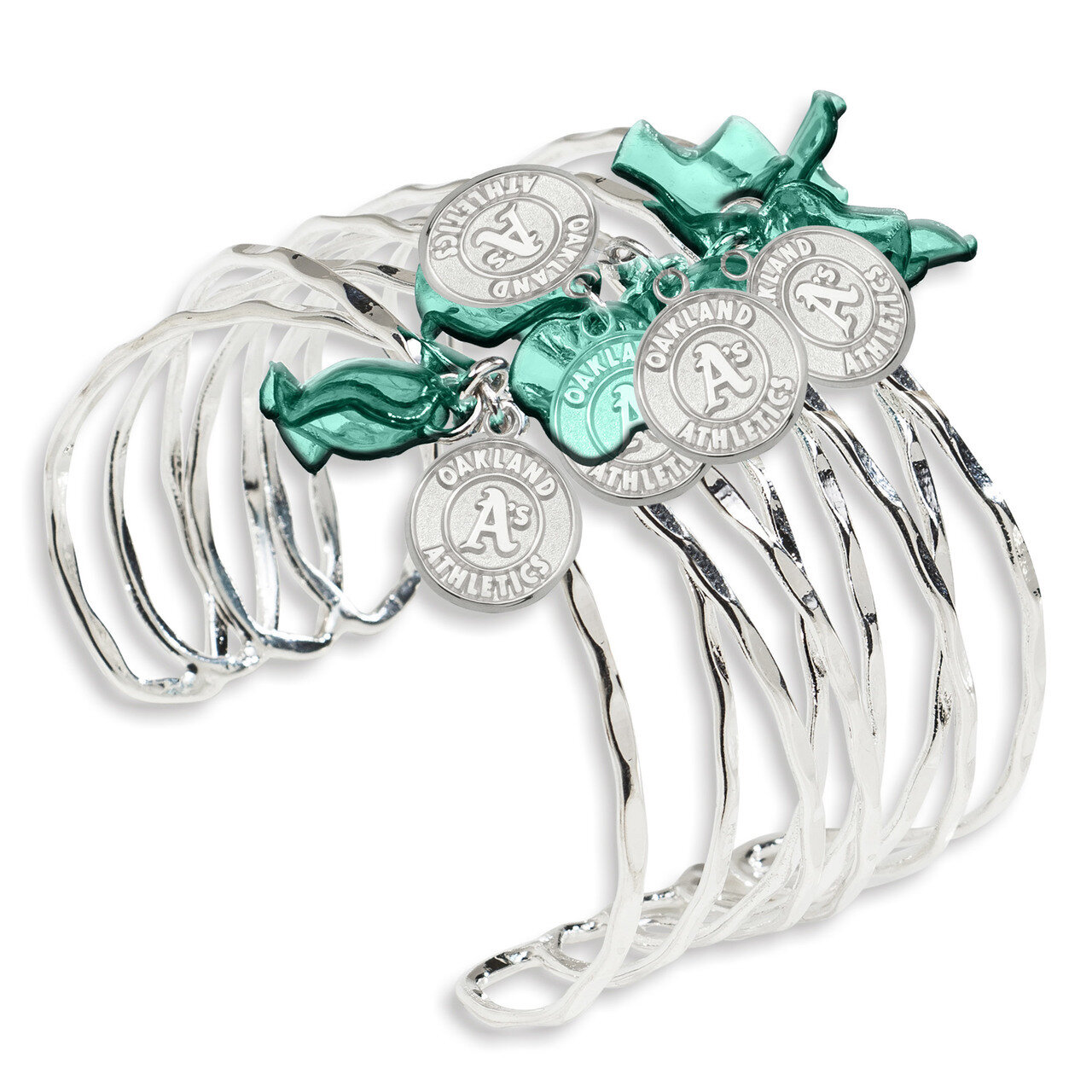 Oakland Athletics Celebration Cuff Bracelet ATH074BR