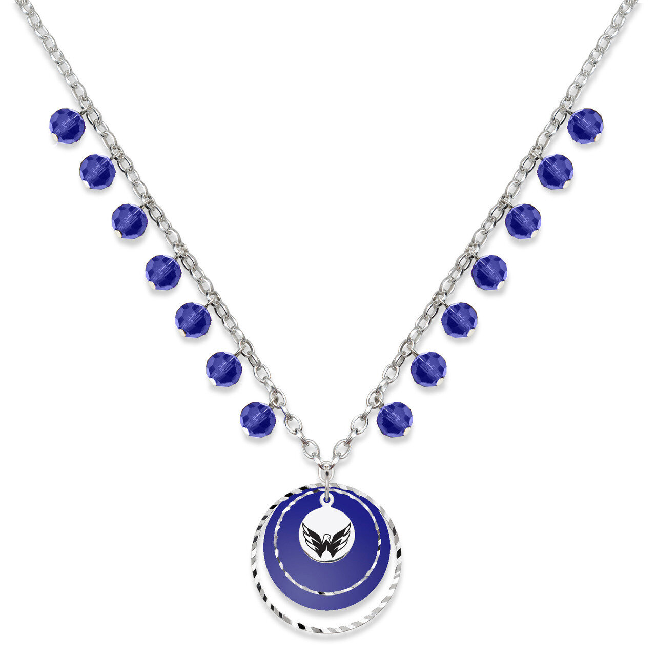Washington Capitals Game Day Necklace CAP068N-CR