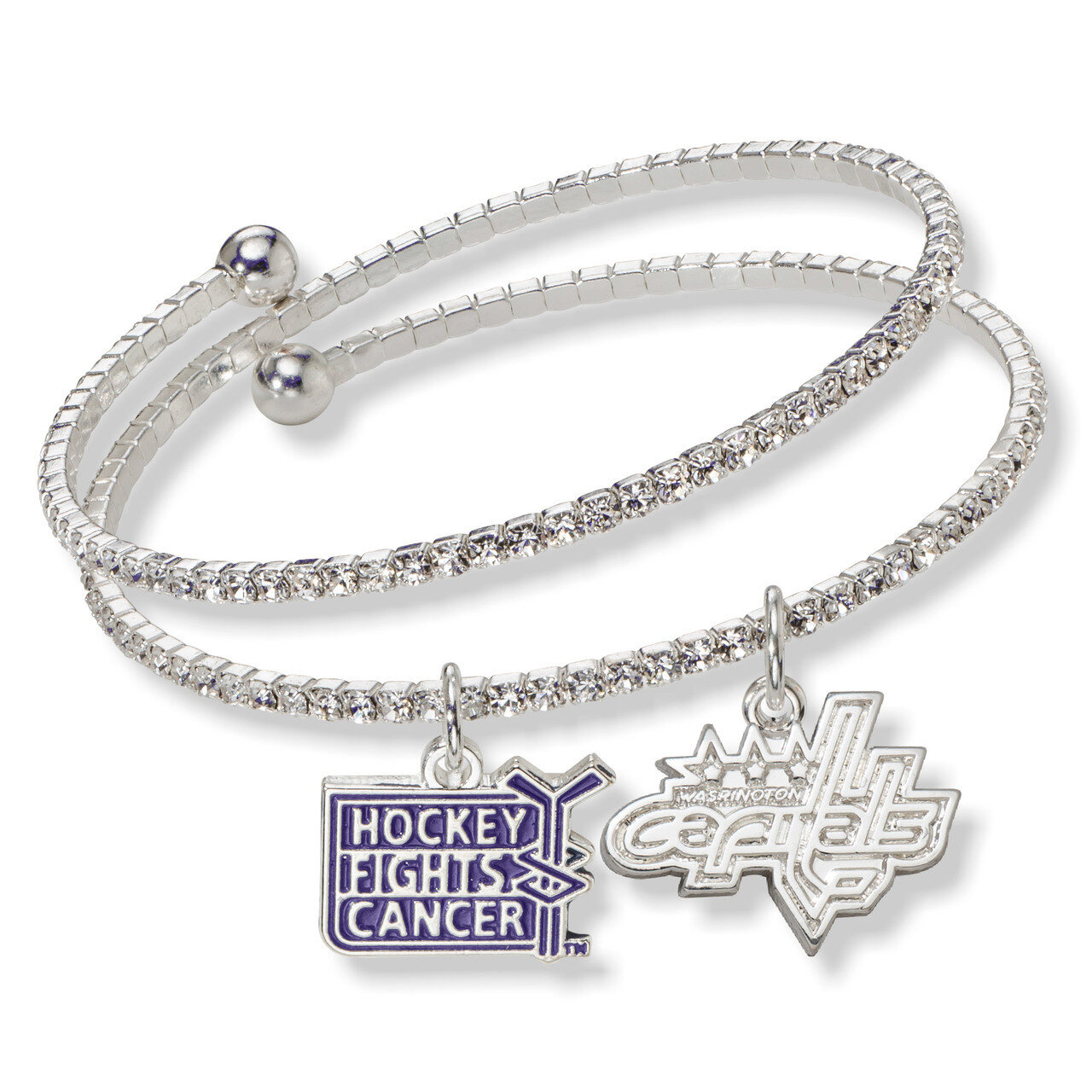 Washington Capitals Support Hfc Crystal Bracelet CAP075BR-HFC