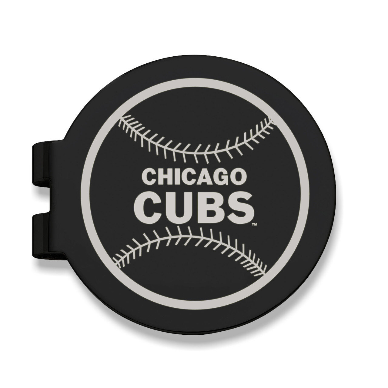 Chicago Cubs Logoart Black Prevail Engraved Money Clip CUB096-MC