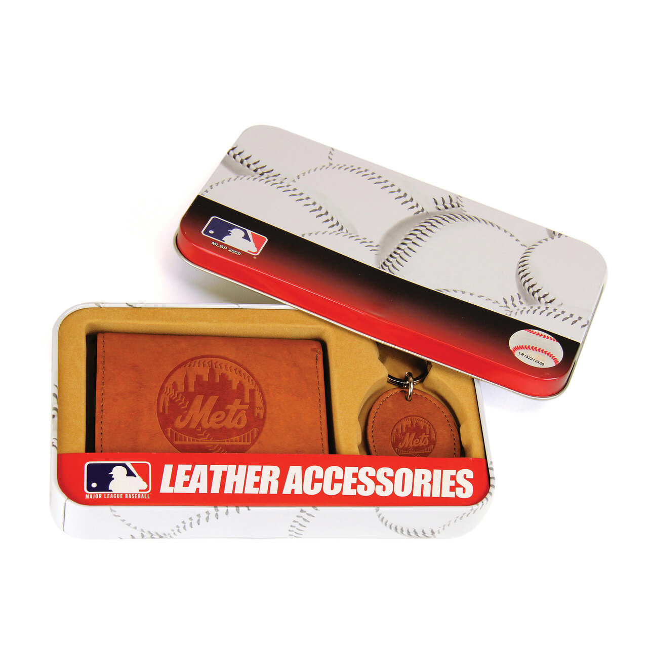 MLB Oakland Athletics Leather Wallet Keyring Set By Rico Industries GC5249