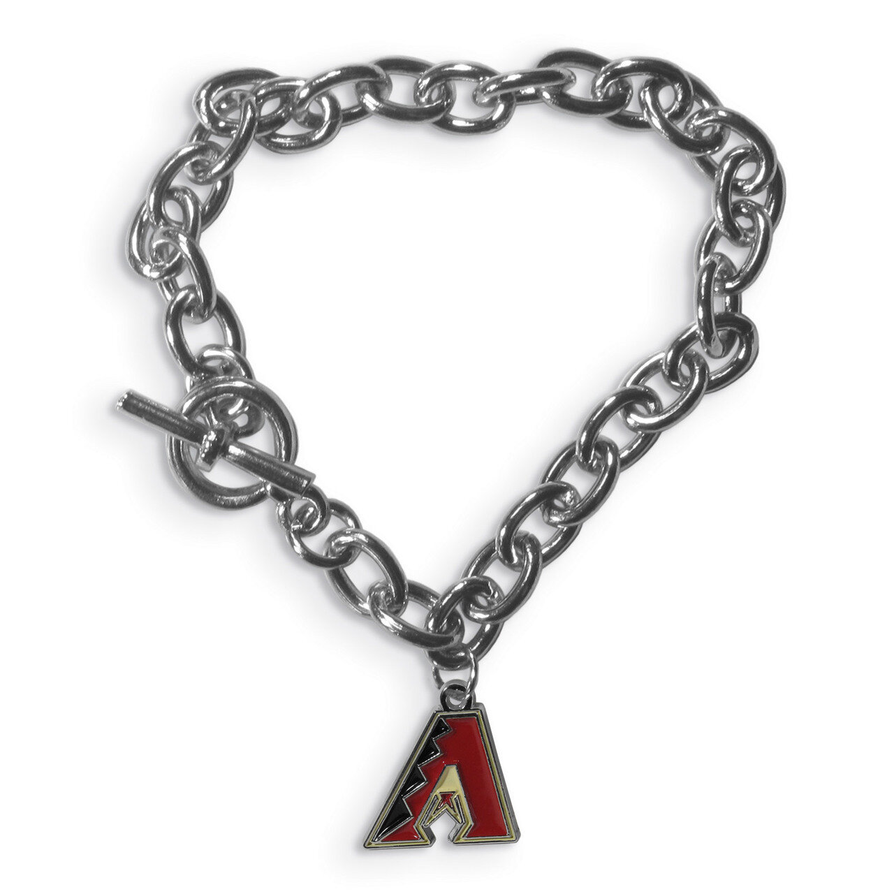 MLB  Arizona Diamondbacks Charm Chain Bracelet Siskiyou Buckle GC5354