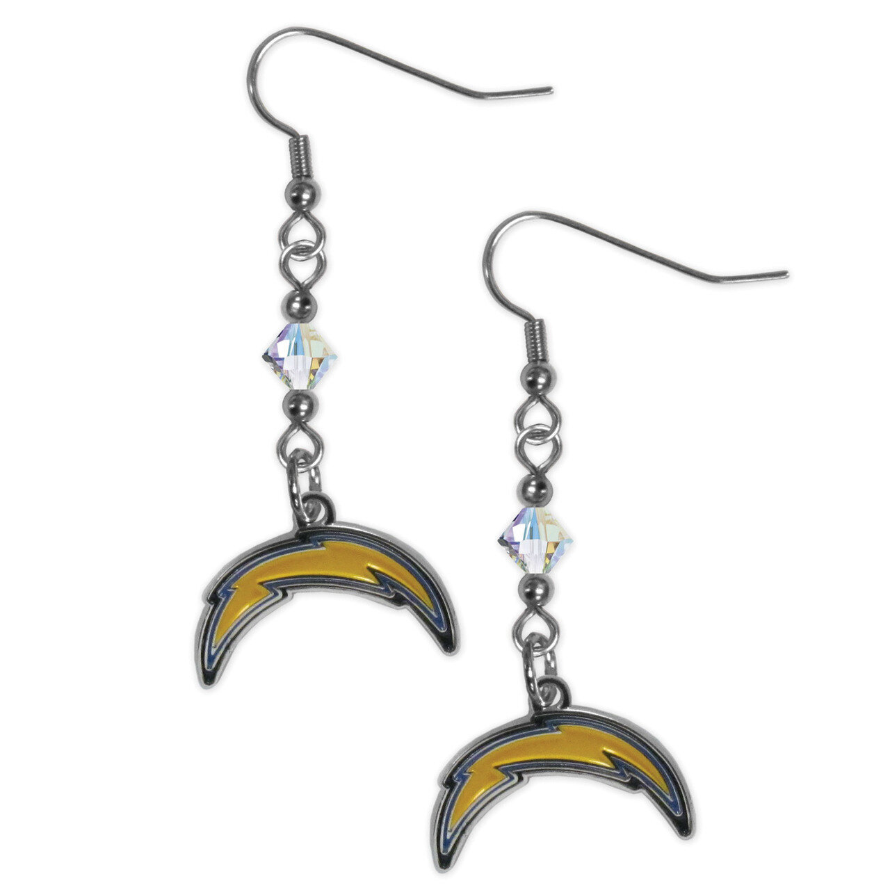 NFL Los Angeles Chargers Crystal Dangle Earrings GC5749