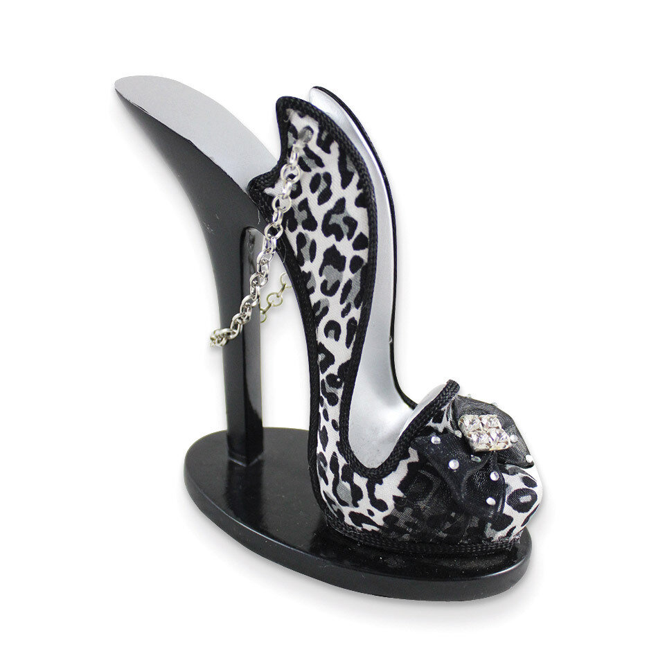 Silver Pin-Up Cheetah Eyeglass Holder GM11725