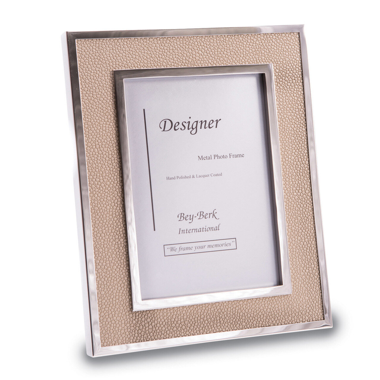 Stingray Design 5 x 7 Inch Photo Frame Silver-plated GM13405