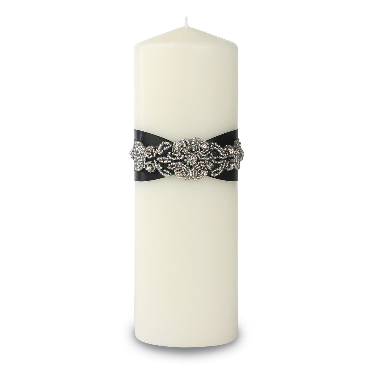 Black Adriana Pillar Candle GM15207