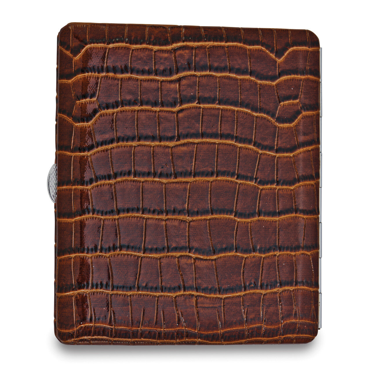 Brown Faux Leather Cigarette Card Case GM16912