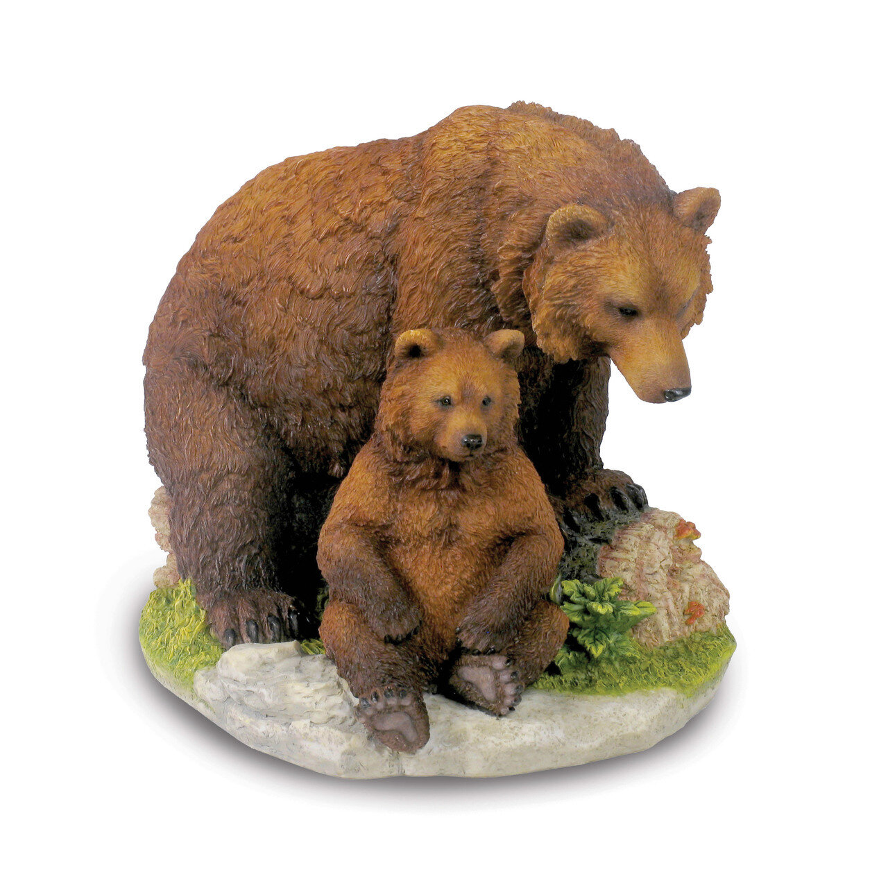 Brown Bear and Cub Sculpture GM17160