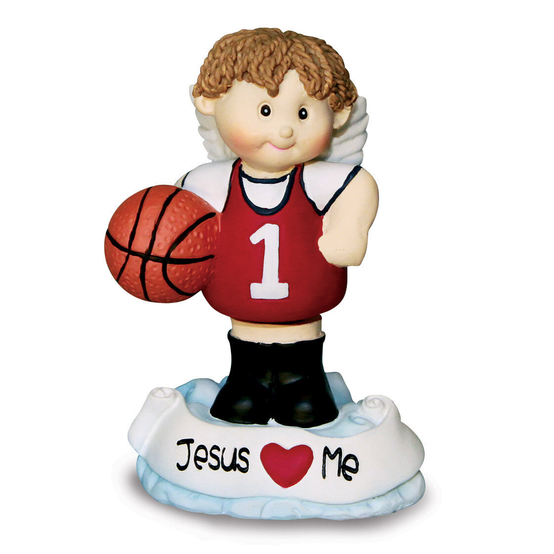 Angel Buddy Basketball Boy Bobble Head Figurine GM17974