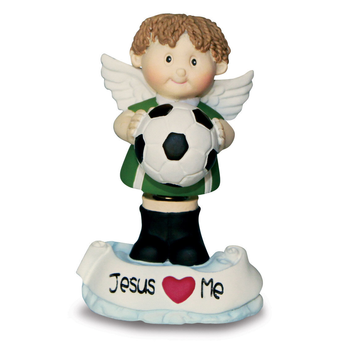 Angel Buddy Soccer Boy Bobble Head Figurine GM17978
