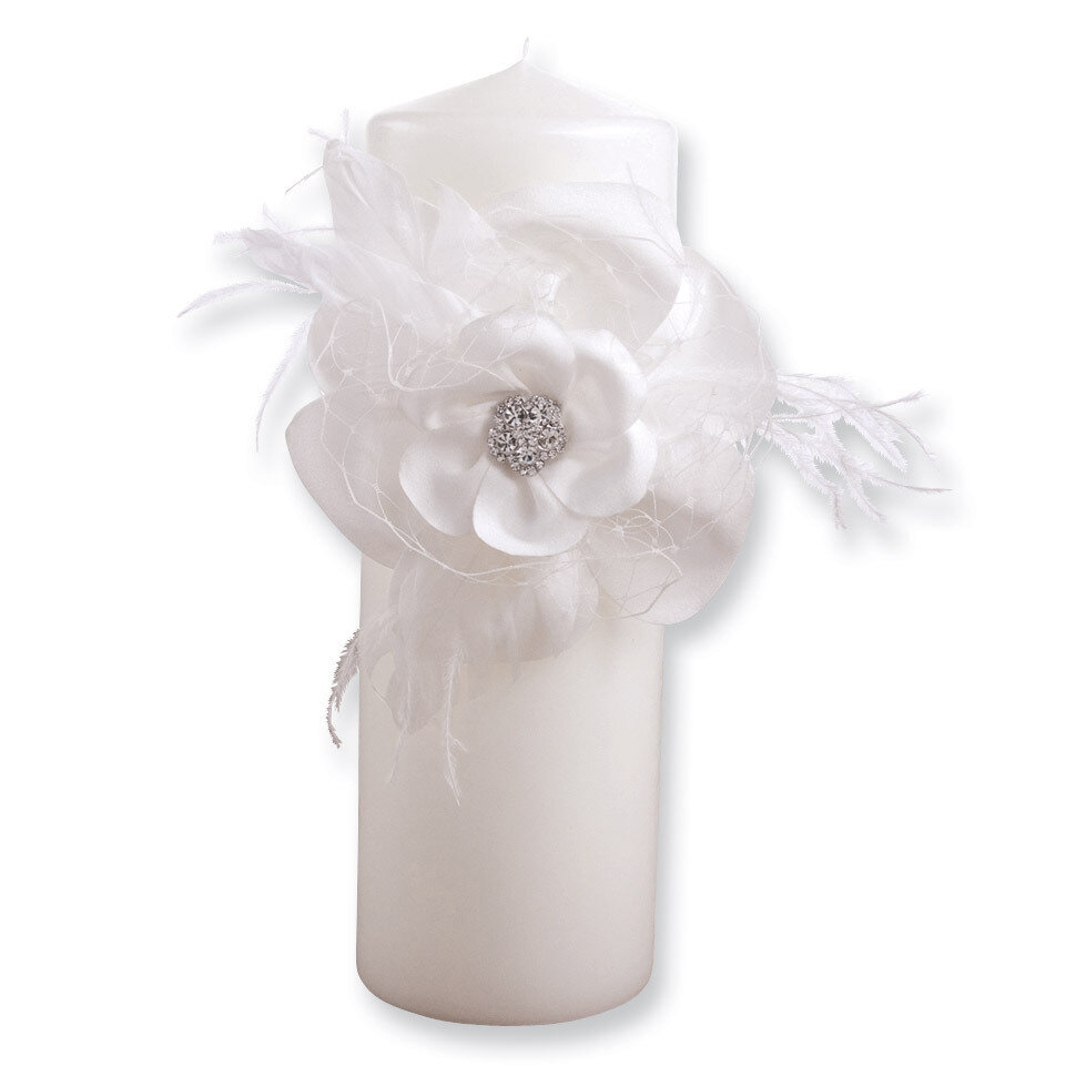 White Somerset Pillar Candle GM4024