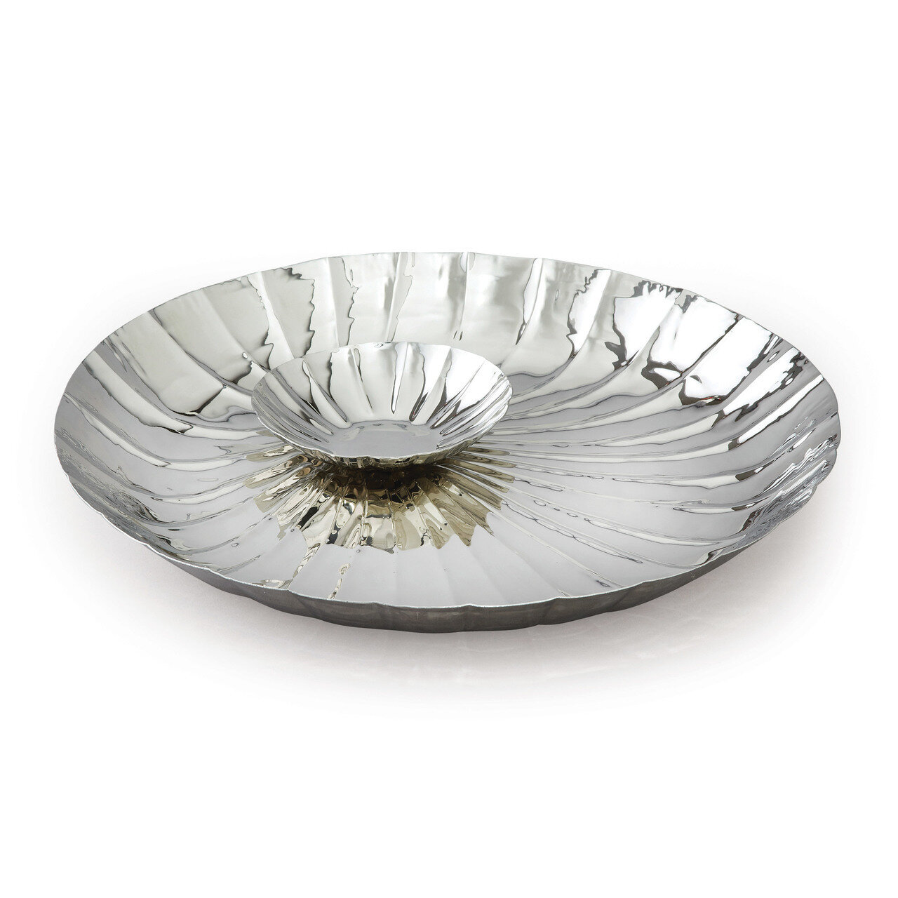 Round Serve & Dip Tray Stainless Steel GM9993
