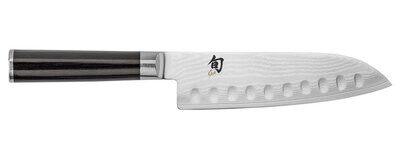 Shun Classic Hollow Ground Santoku Knife 7 Inch, MPN: DM0718, 4901601589481