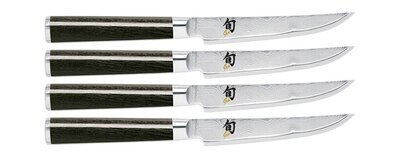 Shun Classic 4 Piece Steak Knife Set, MPN: DMS400, 4901601589573
