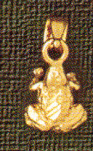 Dazzlers Jewelry Frog Pendant Necklace Charm Bracelet in Yellow, White or Rose Gold 1598, MPN: DZ-1…