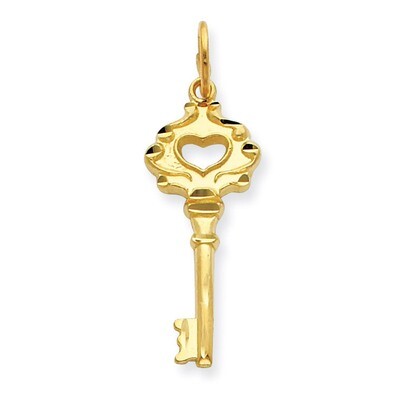 Key Charm 14k Gold C1028, MPN: C1028, 883957854663