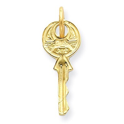 Key Charm 14k Gold C313, MPN: C313, 883957145525