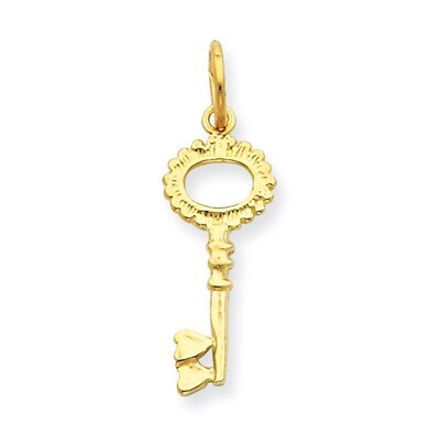 Key Pendant 14k Gold K1668, MPN: K1668, 883957901411