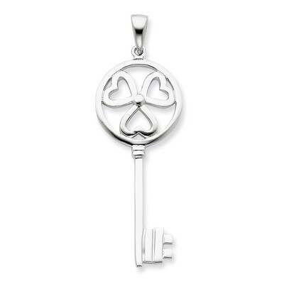 Key Pendant Sterling Silver QP1571, MPN: QP1571, 883957959757