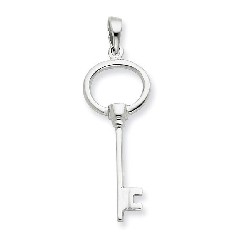 Key Pendant Sterling Silver QP1573