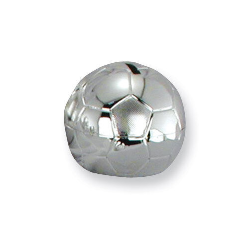 Mini Soccerball Polished Metal Bank Silver-plated GP3551