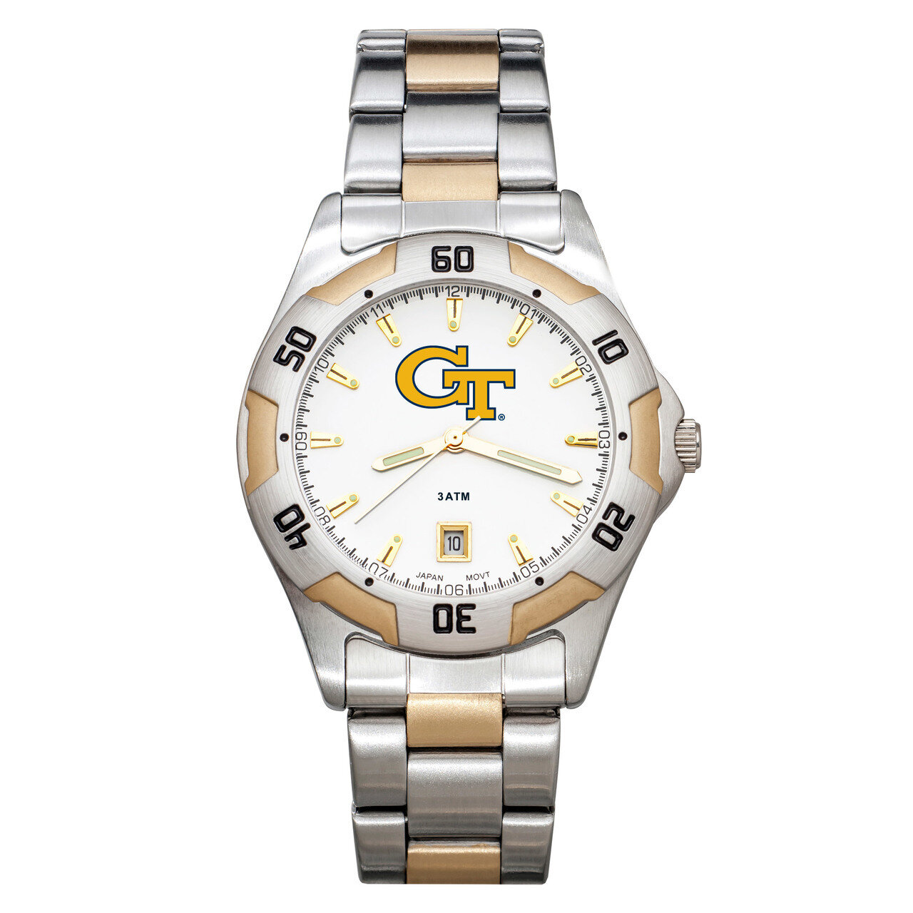 Georgia Tech University All-Pro Men&#39;s Two-Tone Watch GT153