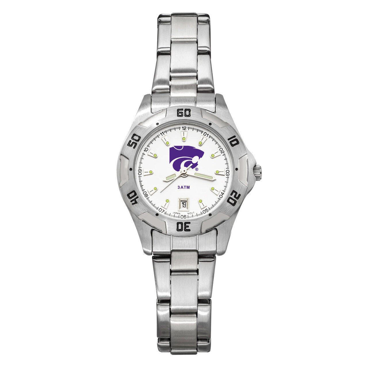 Kansas State University All-Pro Women's Chrome Watch with Bracelet KSU164