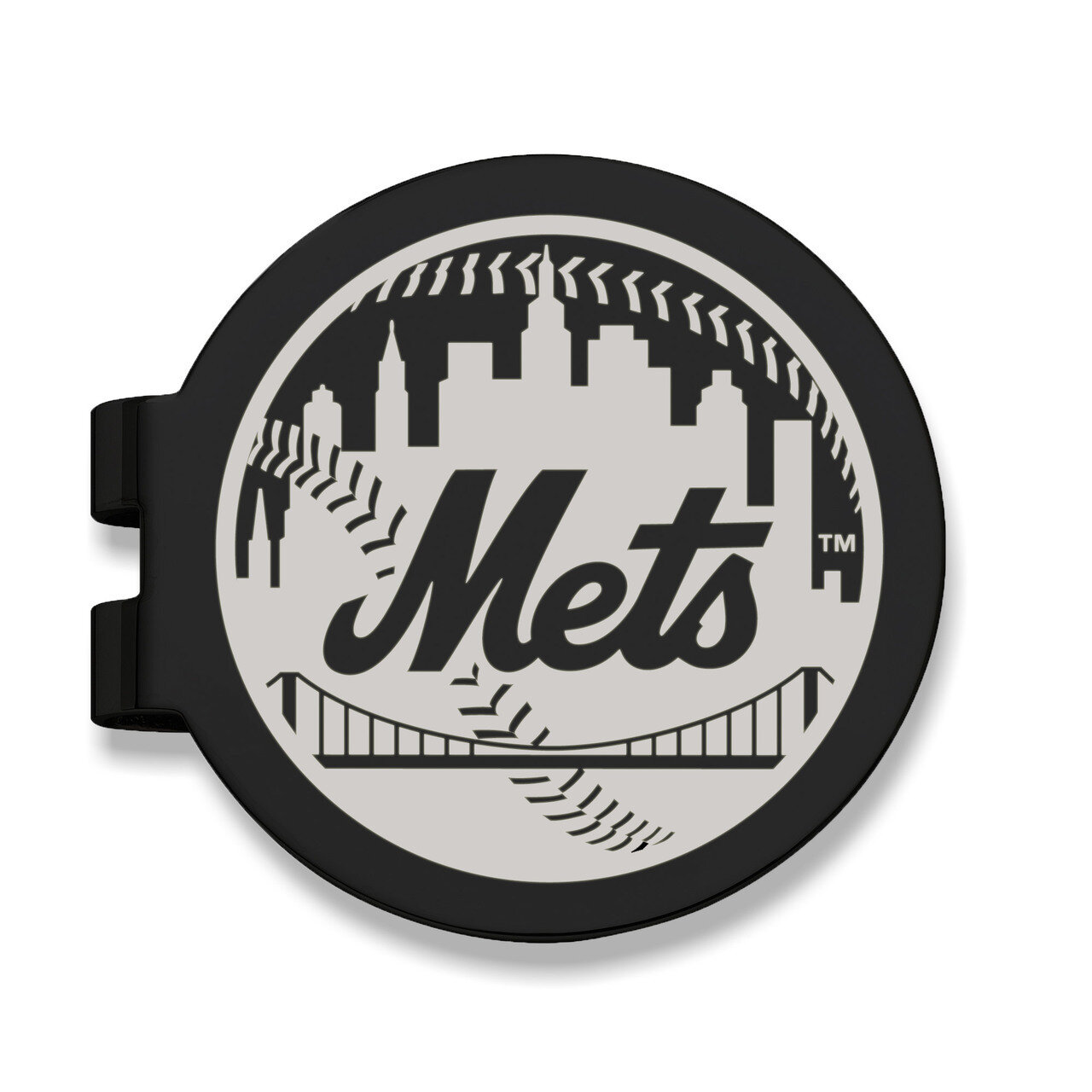 New York Mets Black Prevail Engraved Money Clip MET096-MC