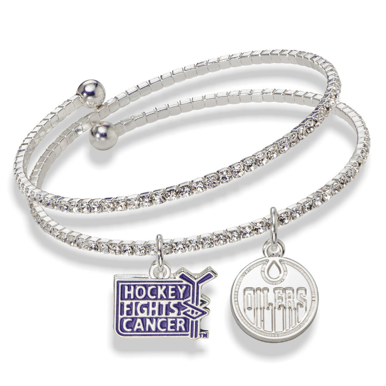 Edmonton Oilers Support Hfc Crystal Bracelet OIL075BR-HFC
