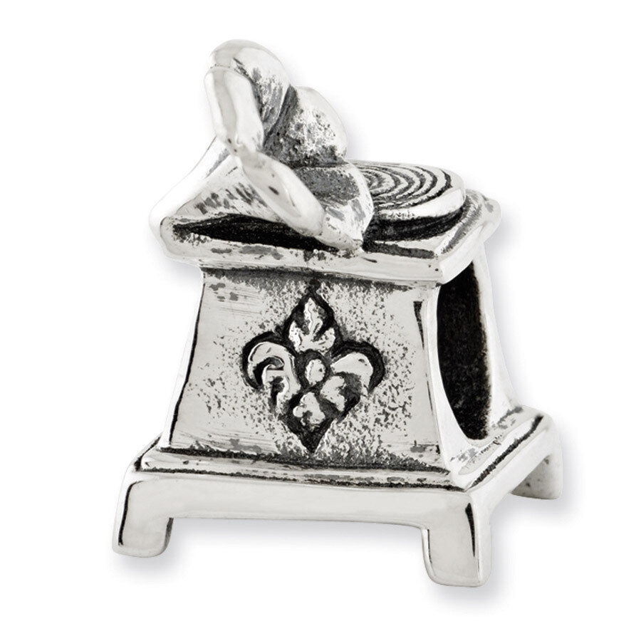 Phonograph Bead Sterling Silver QRS2998