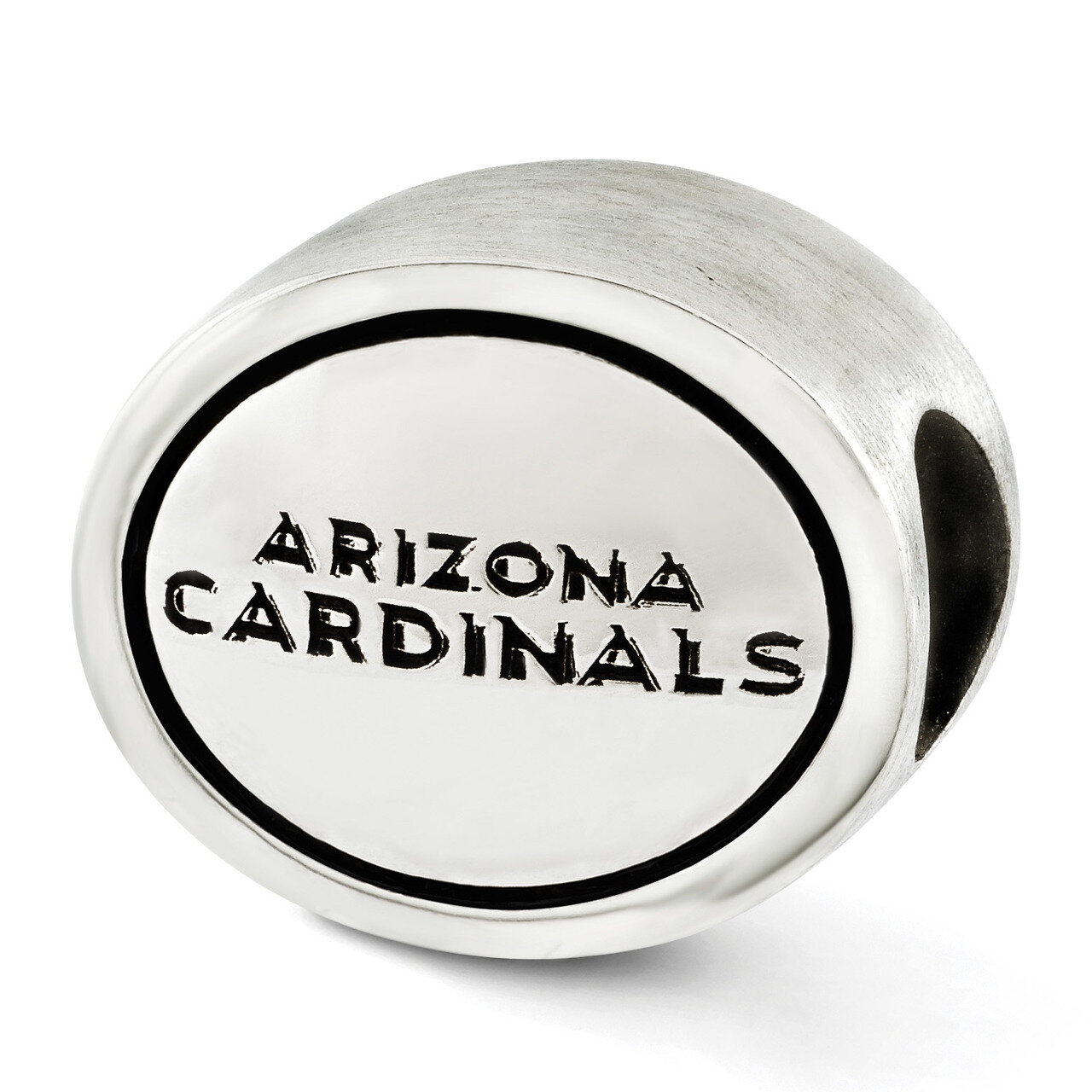 Arizona Cardinals NFL Beads Sterling Silver Antiqued QRS3234
