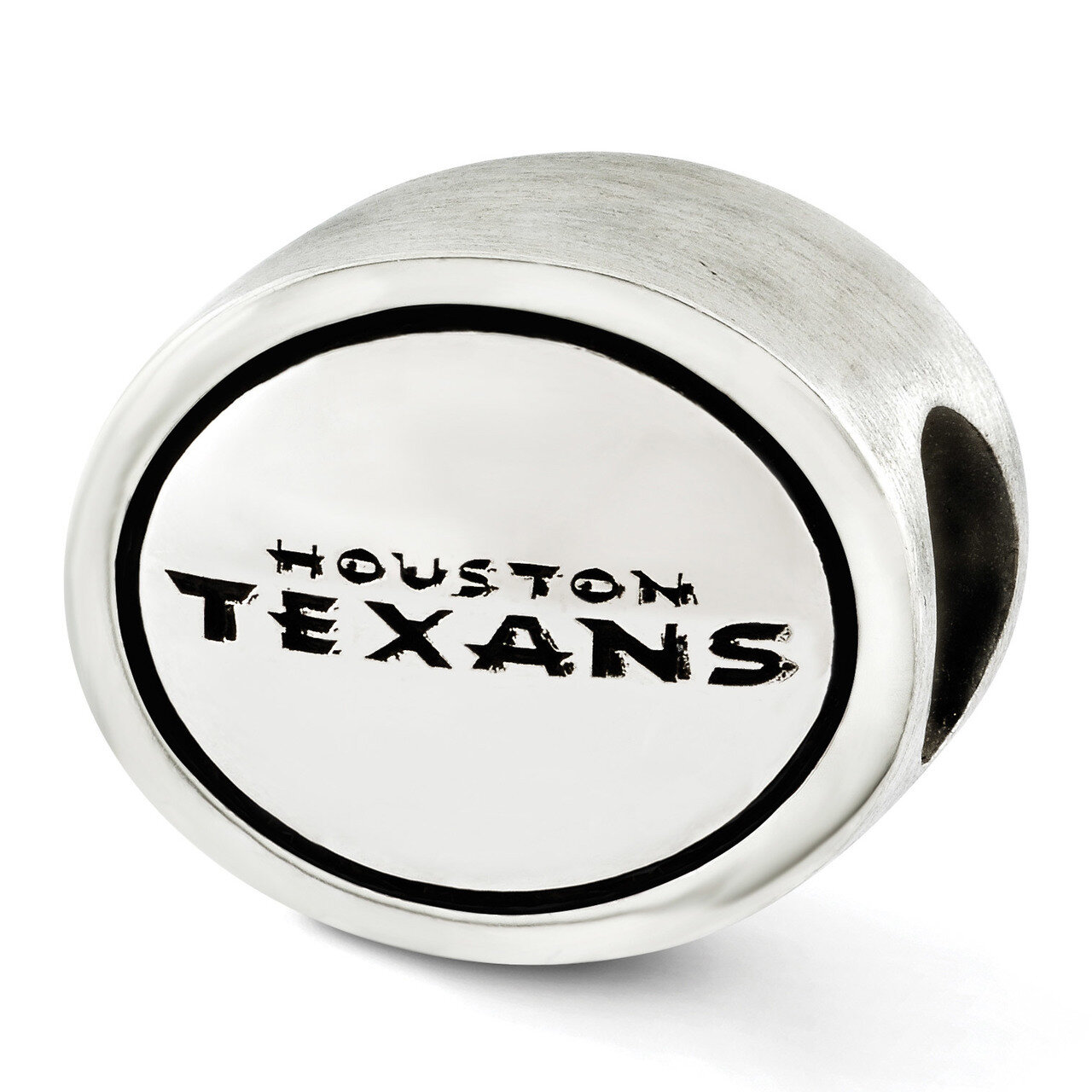 Houston Texans NFL Bead Sterling Silver Antiqued QRS3246