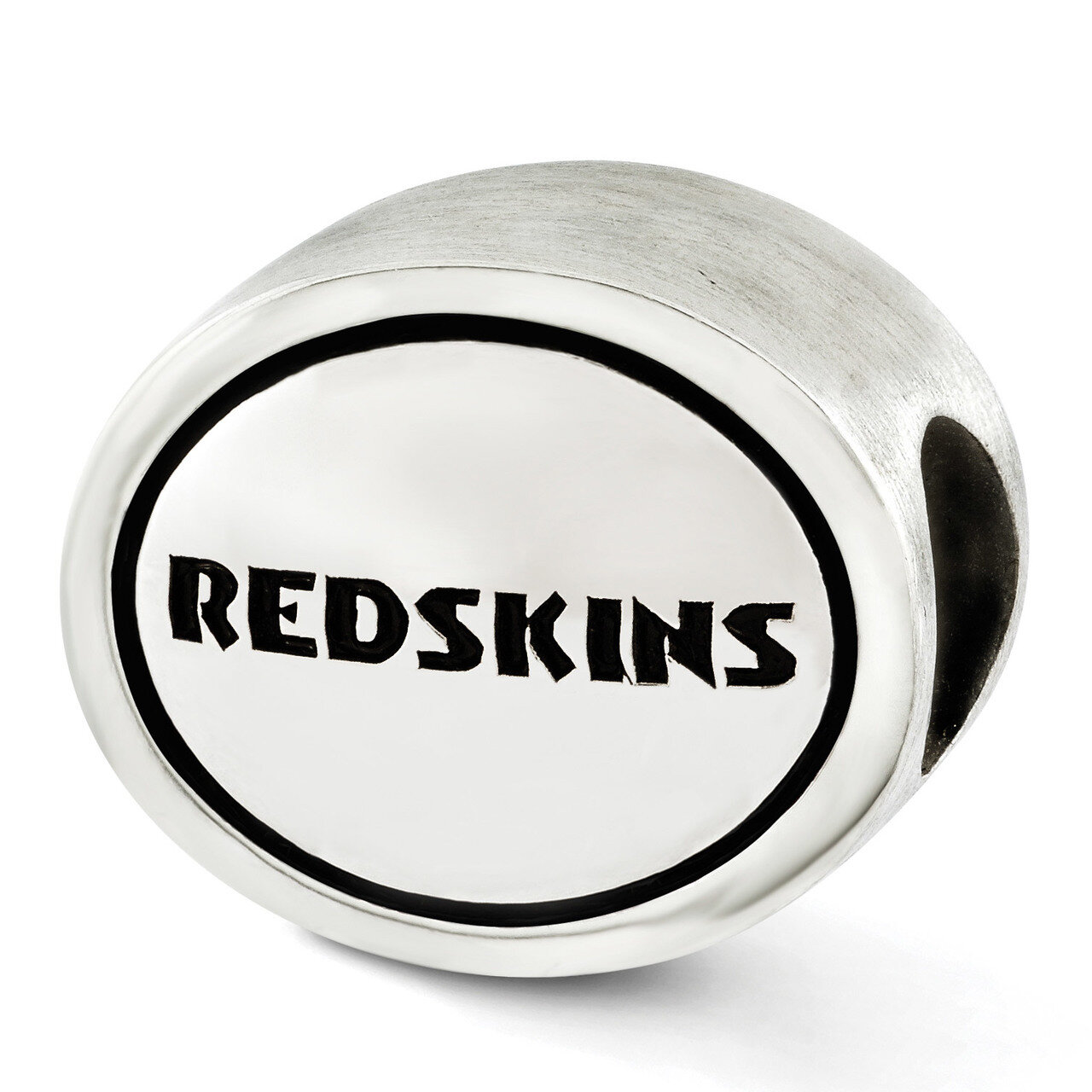 Washington Redskins NFL Bead Sterling Silver Antiqued QRS3265