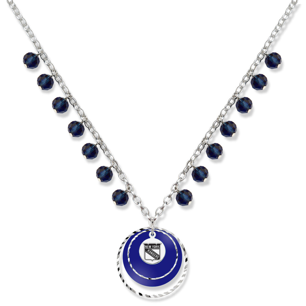 New York Rangers Game Day Necklace RNG068N-CR