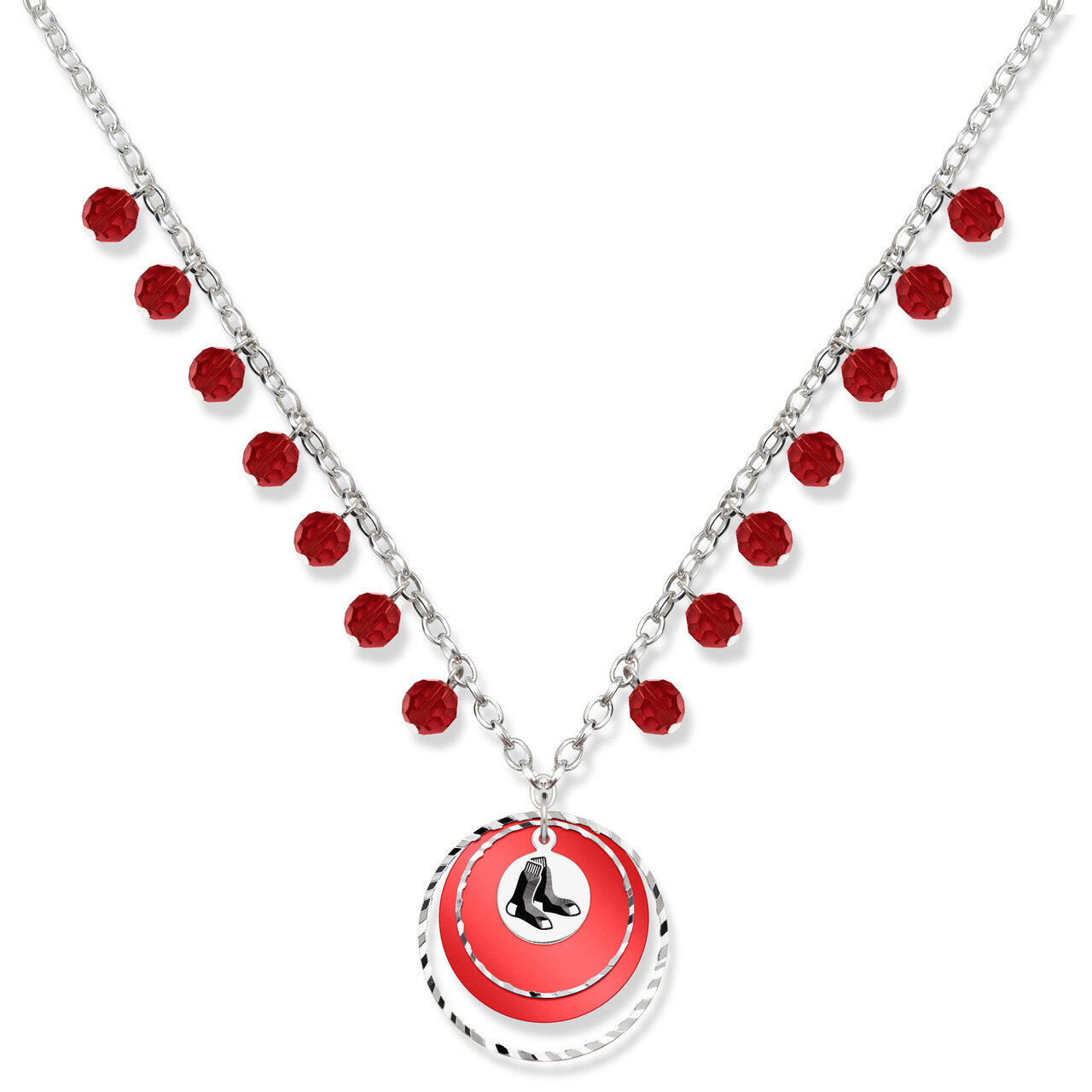 Boston Red Sox Game Day Necklace RSO068N-CR