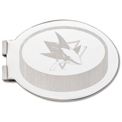 San Jose Sharks Engraved Money Clip SHA095-MC