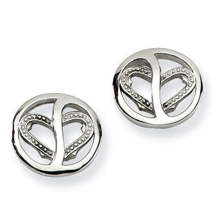 Cz Earrings Stainless Steel SRE141