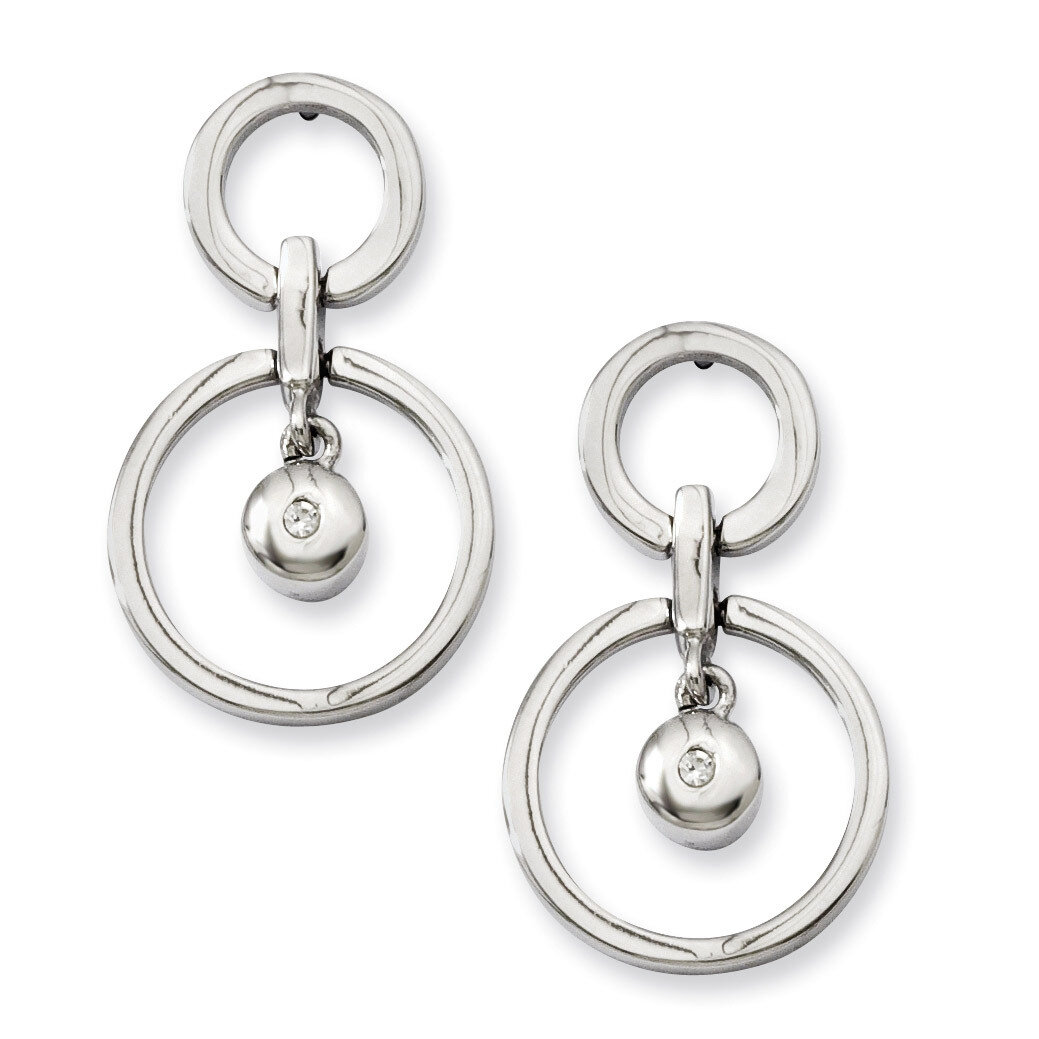 Cz Earrings Stainless Steel SRE145