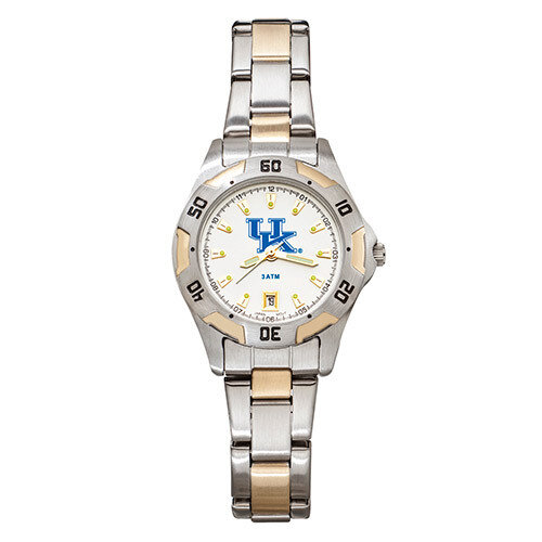 University of Kentucky All-Pro Women's Two-Tone Watch with Bracelet UK154