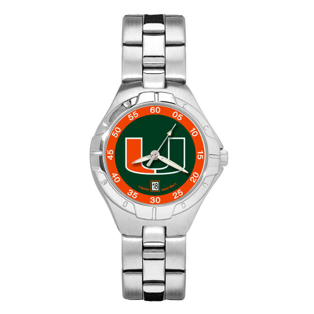 University of Miami Florida Woman&#39;s Pro Ii Bracelet Watch UMF119