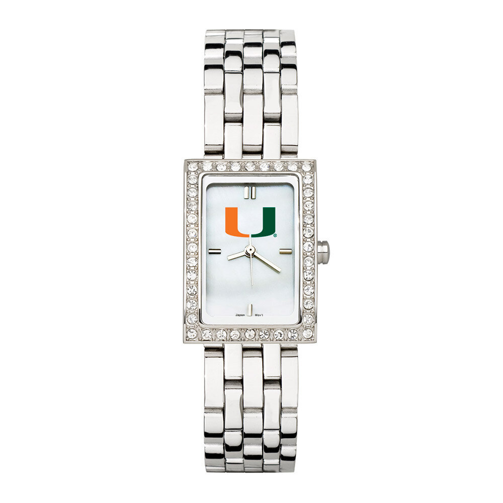 University of Miami Ladies Allure Watch Stainless Bracelet UMF134