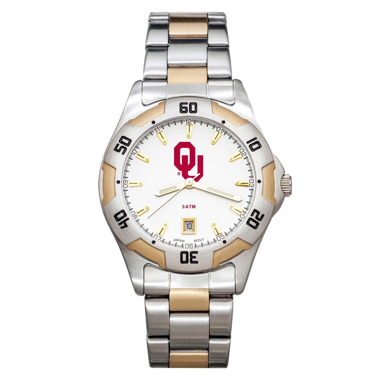 University of Oklahoma All-Pro Men&#39;s Two-Tone Watch UOK153