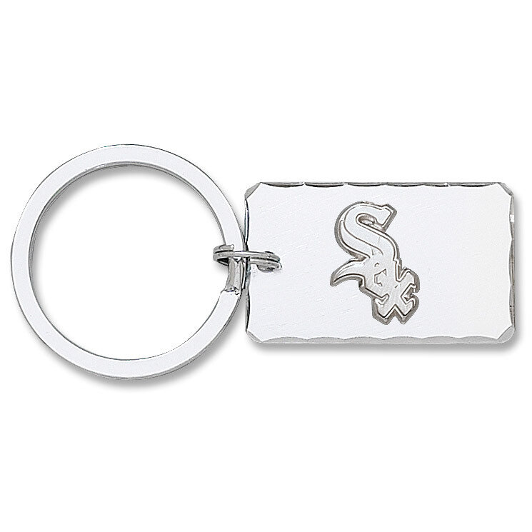 Chicago White Sox Sox 9/16 Pol On Kc Sterling Silver WHI002KC-SS