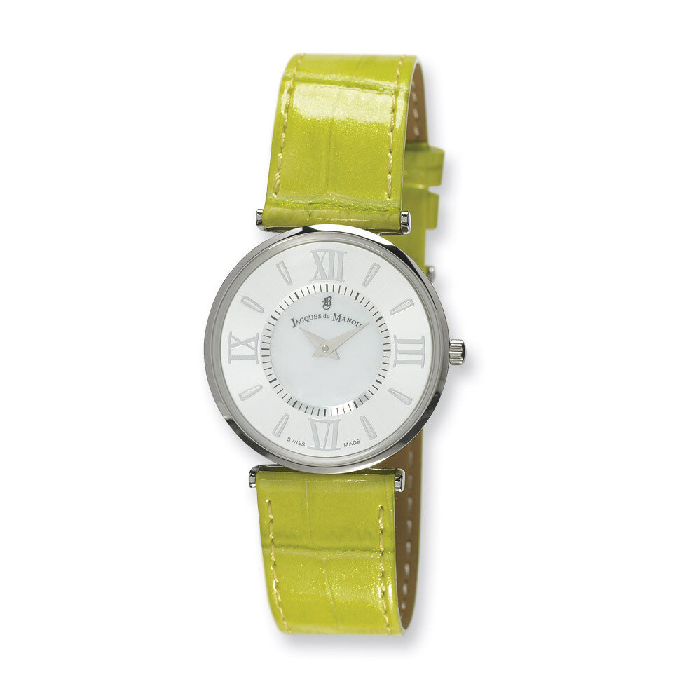Jacques Du Manoir Lime Strap Watch Ladies XWA3931