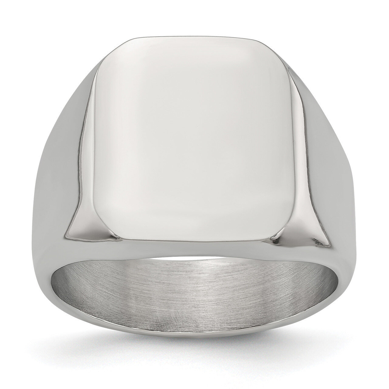 Signet Ring Stainless Steel Polished SR627