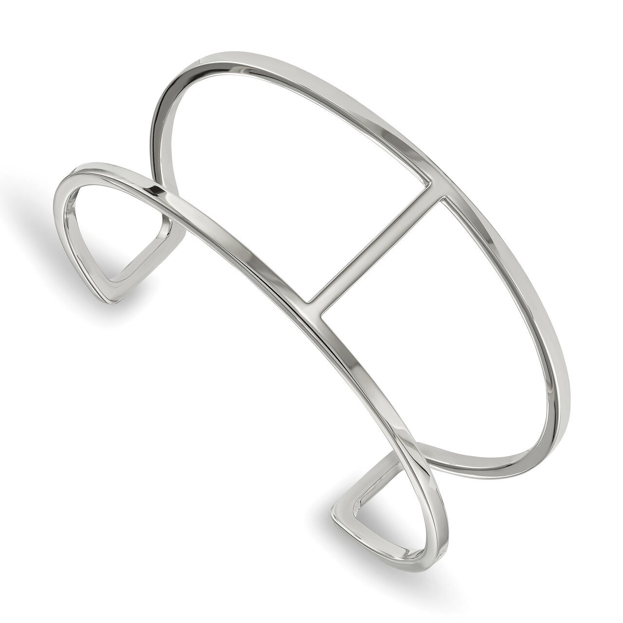 Cuff Bangle Stainless Steel Polished SRB1868