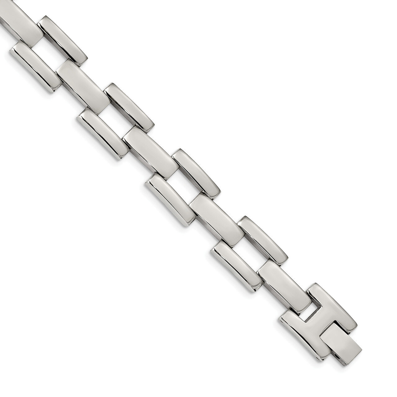 Open Link 8.5 inch Bracelet Stainless Steel Polished SRB1936-8.5 by Chisel, MPN: SRB1936-8.5, 19110…