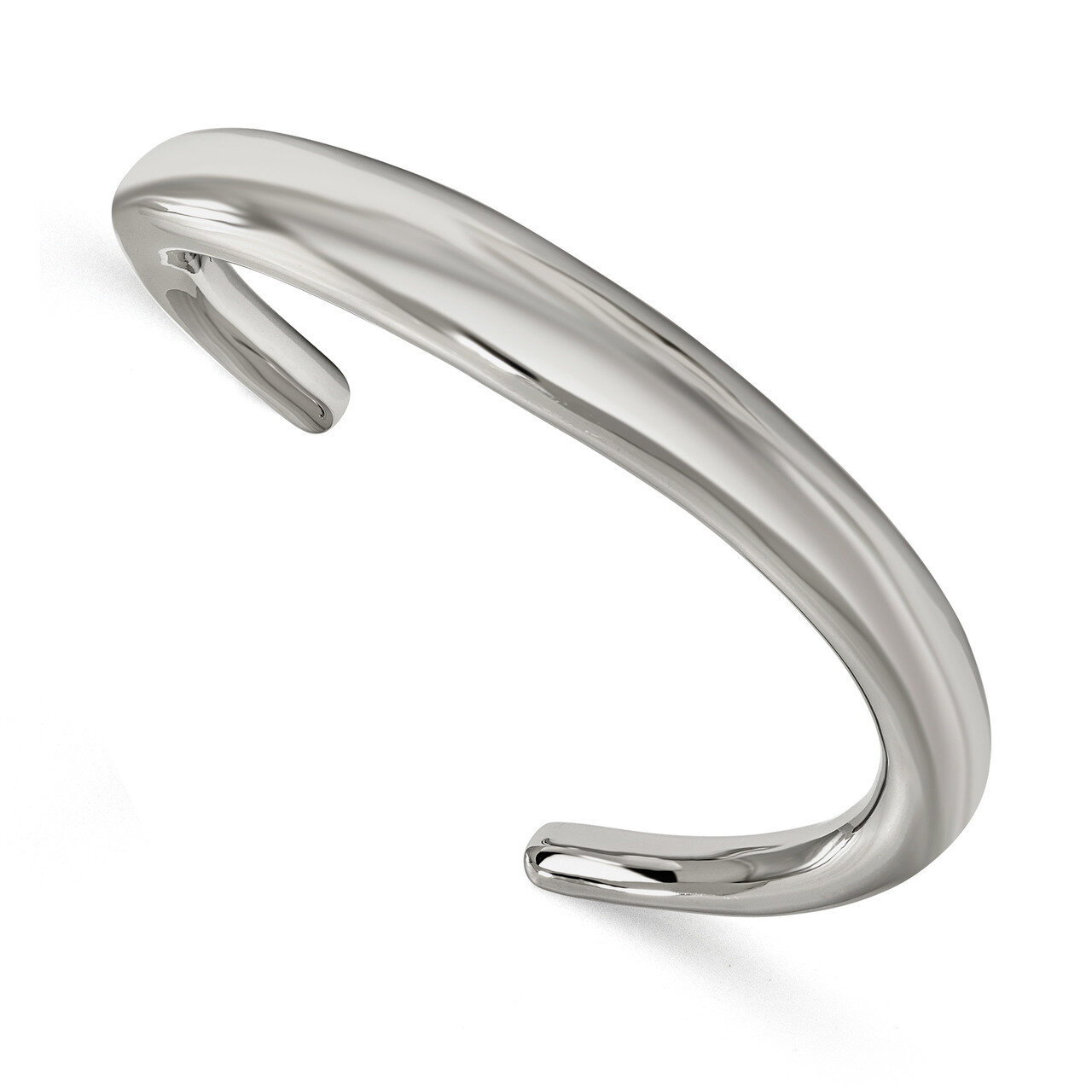 Curved Bangle Stainless Steel Polished SRB2077 by Chisel, MPN: SRB2077, 191101383090