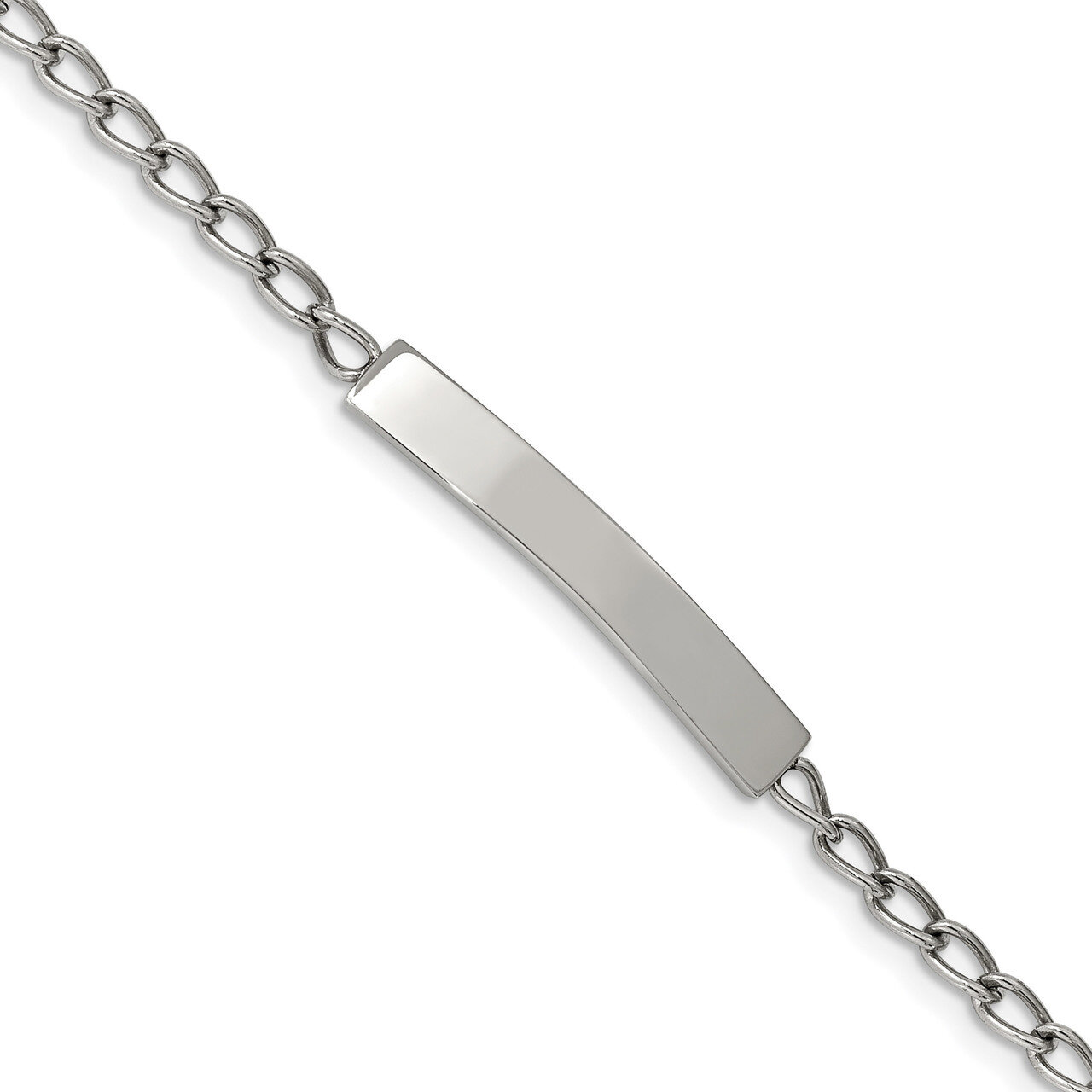 Curb Chain 8.5 Inch ID Bracelet Stainless Steel Polished SRB2268-8.5 by Chisel, MPN: SRB2268-8.5, 1…