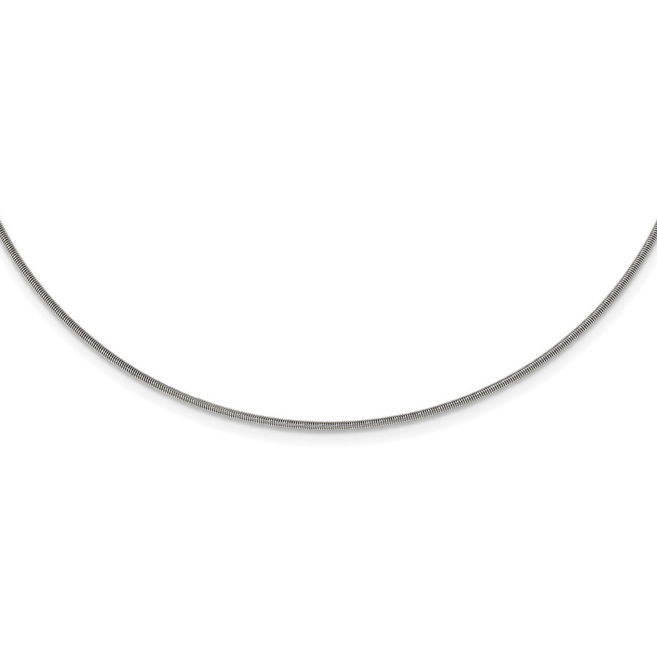 Textured Necklace Stainless Steel Polished SRN2162-16 by Chisel, MPN: SRN2162-16, 191101646065